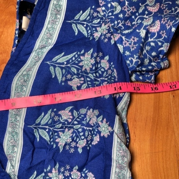 FRANCESCA’S‎ blue rain wrap top size XXS - Picture 9 of 10